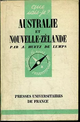 Couverture du produit · Australie et nouvelle zelande