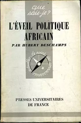 Couverture du produit · L'eveil politique africain