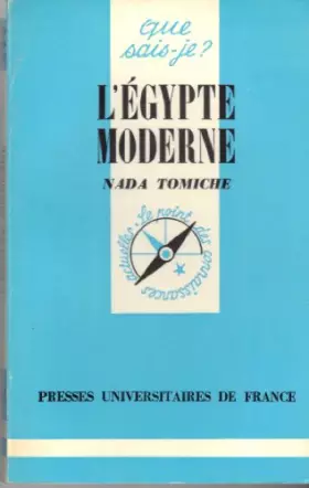 Couverture du produit · L'Égypte moderne (Que sais-je)