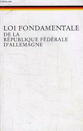 Couverture du produit · Loi fondamentale de la republique federale d'allemagne