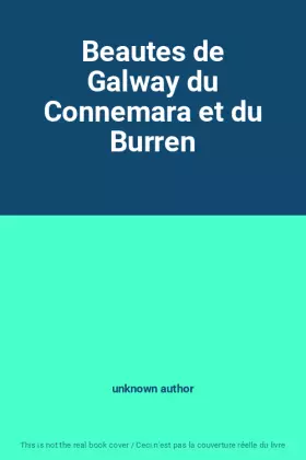 Couverture du produit · Beautes de Galway du Connemara et du Burren
