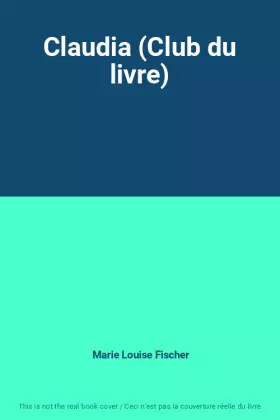 Couverture du produit · Claudia (Club du livre)