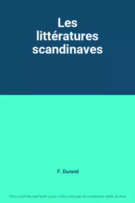 Couverture du produit · Les littératures scandinaves