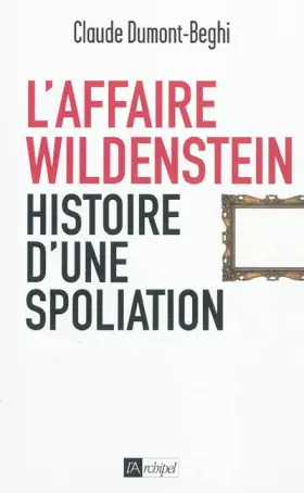 Couverture du produit · L affaire Wildenstein