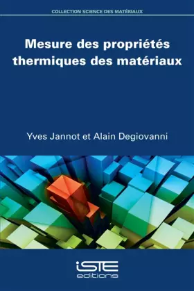 Couverture du produit · Mesure Des Proprietes Thermiques Materx