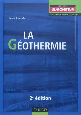 Couverture du produit · La géothermie - 2e éd.