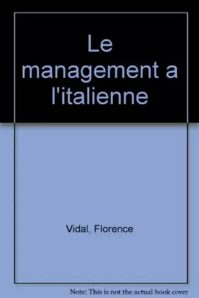 Couverture du produit · Le Management à l'italienne