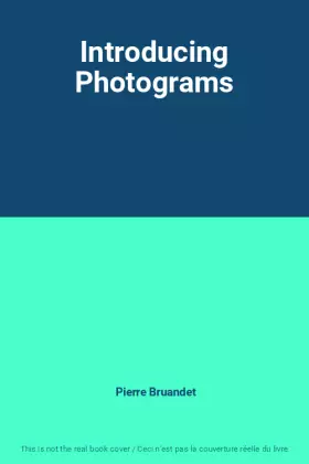 Couverture du produit · Introducing Photograms
