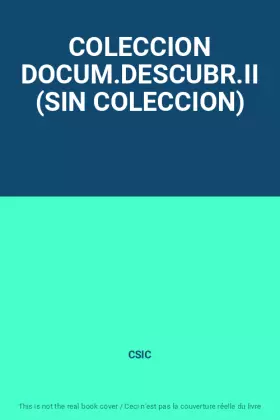 Couverture du produit · COLECCION DOCUM.DESCUBR.II (SIN COLECCION)