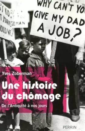 Couverture du produit · Une histoire du chômage
