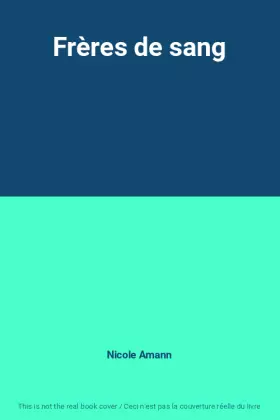 Couverture du produit · Frères de sang