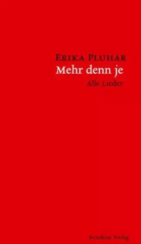 Couverture du produit · Mehr denn je: Alle Lieder