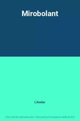 Couverture du produit · Mirobolant