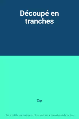 Couverture du produit · Découpé en tranches