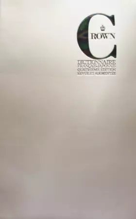 Couverture du produit · クラウン仏和辞典