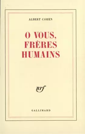 Couverture du produit · O vous, frères humains