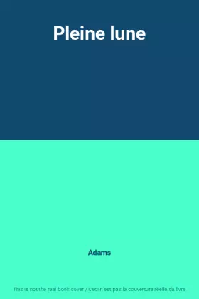 Couverture du produit · Pleine lune