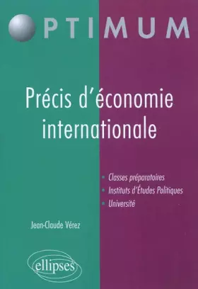 Couverture du produit · Précis d'économie internationale