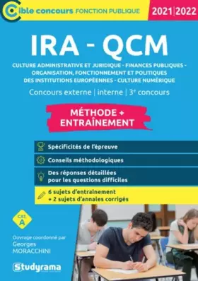 Couverture du produit · IRA - QCM culture administrative et juridique, finances publiques, organisation, fonctionnement et politiques des institutions