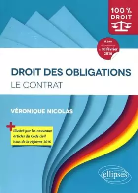 Couverture du produit · Droit des Contrats
