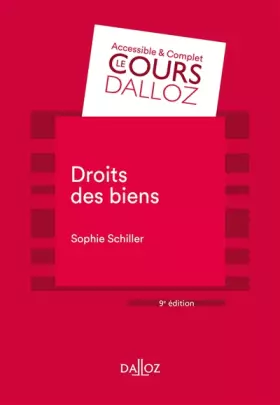 Couverture du produit · Droit des biens
