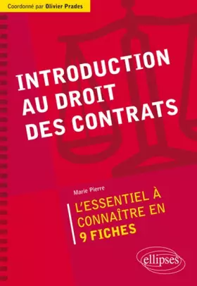 Couverture du produit · Introduction au Droit des Contrats l'Essentiel à Connaître en 9 Fiches