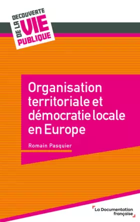 Couverture du produit · Organisation territoriale et démocratie locale en Europe