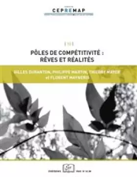 Couverture du produit · Les pôles de compétitivité : Que peut-on en attendre ?