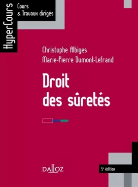 Couverture du produit · Droit des suretés - 5e éd.
