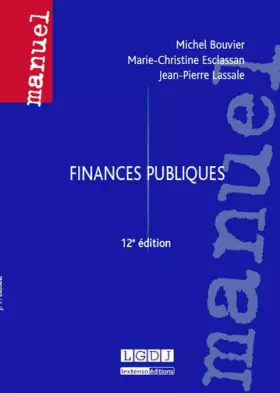 Couverture du produit · Finances publiques