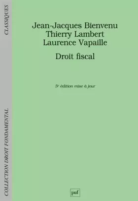 Couverture du produit · Droit fiscal: 5e édition mise à jour