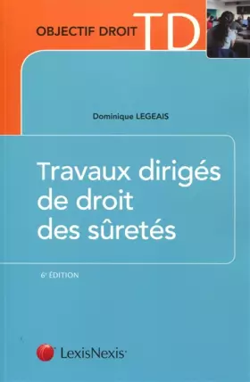 Couverture du produit · Travaux dirigés de droit des suretés