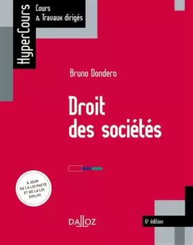 Couverture du produit · Droit des sociétés