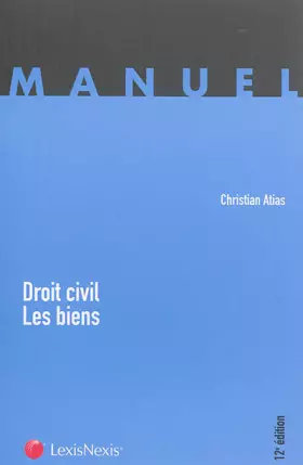 Couverture du produit · Droit civil, les biens