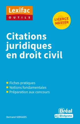 Couverture du produit · Citations juridiques en droit civil
