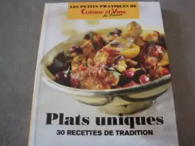 Couverture du produit · Plats uniques - 30 recettes de tradition
