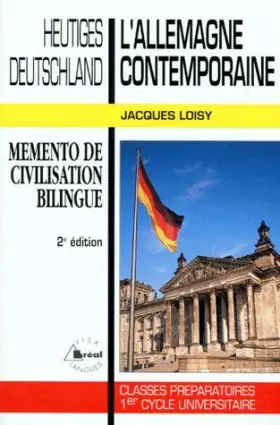 Couverture du produit · L'Allemagne contemporaine. Mémento de civilisation bilingue