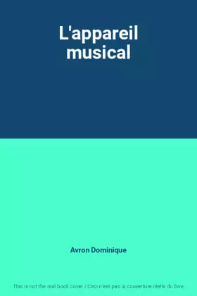 Couverture du produit · L'appareil musical