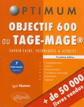 Couverture du produit · Objectif 600 au Tage Mage ® Savoir-Faire Techniques & Astuces