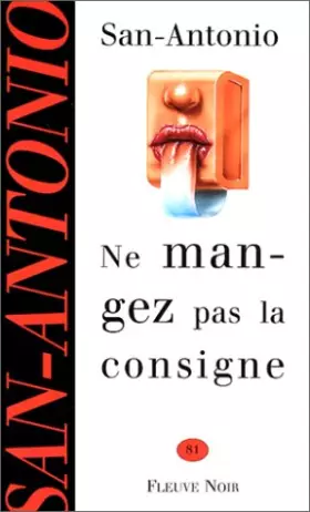 Couverture du produit · Ne mangez pas la consigne