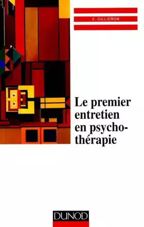 Couverture du produit · Le Premier Entretien En Psychotherapie