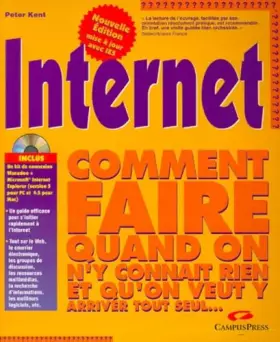 Couverture du produit · Internet - Nouvelle edition mise à jour avec IE5 (CD rom)