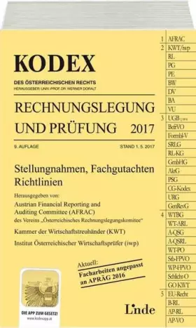 Couverture du produit · KODEX Rechnungslegung und Prüfung 2017 (Kodex des Österreichischen Rechts)