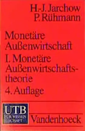 Couverture du produit · Monetäre Aussenwirtschaftstheorie (UTB M: Uni-Taschenbücher)
