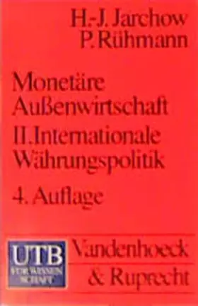 Couverture du produit · Internationale Wahrungspolitik