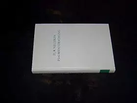 Couverture du produit · Zur Neueren Psalmenforschung (Wege der Forschung)