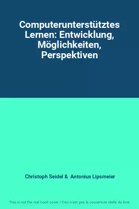 Couverture du produit · Computerunterstütztes Lernen: Entwicklung, Möglichkeiten, Perspektiven
