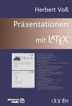 Couverture du produit · Präsentationen mit LaTeX