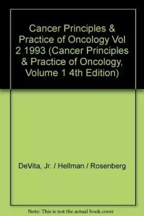 Couverture du produit · Cancer Principles & Practice of Oncology Vol 2 1993 (Cancer Principles & Practice of Oncology, Volume 1 4th Edition)
