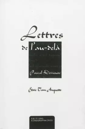 Couverture du produit · Lettres de l'au-delà